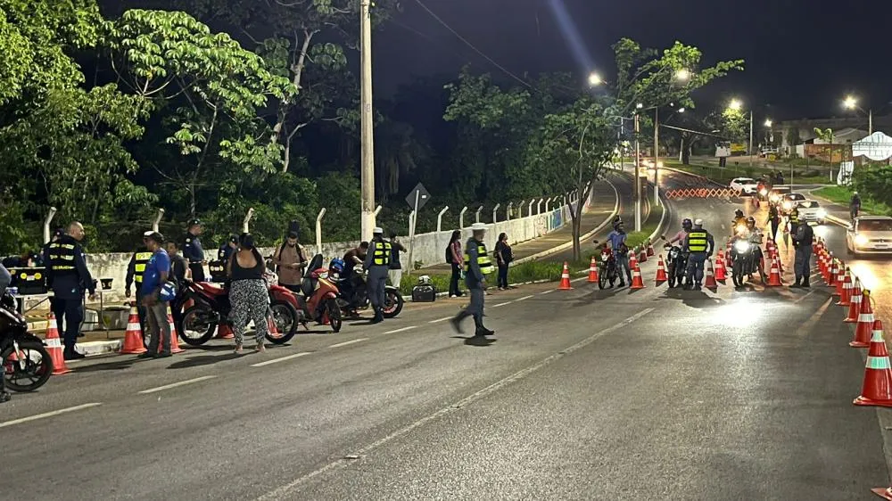 Operação Lei Seca com foco em motocicletas resulta em três autuações criminais