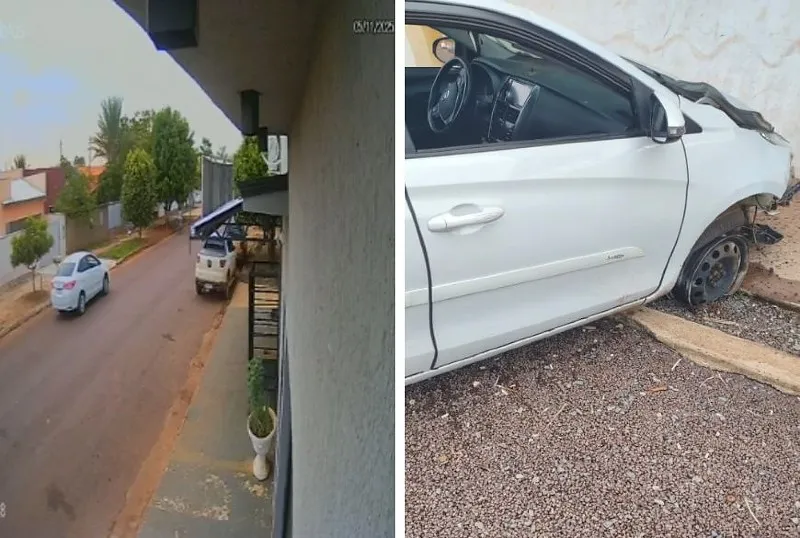 Veja vídeo do atropelamento que matou mãe e feriu filho de 4 anos em MT