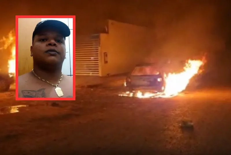 Homem é morto a tiros e carros são incendiados no velório em Cáceres
