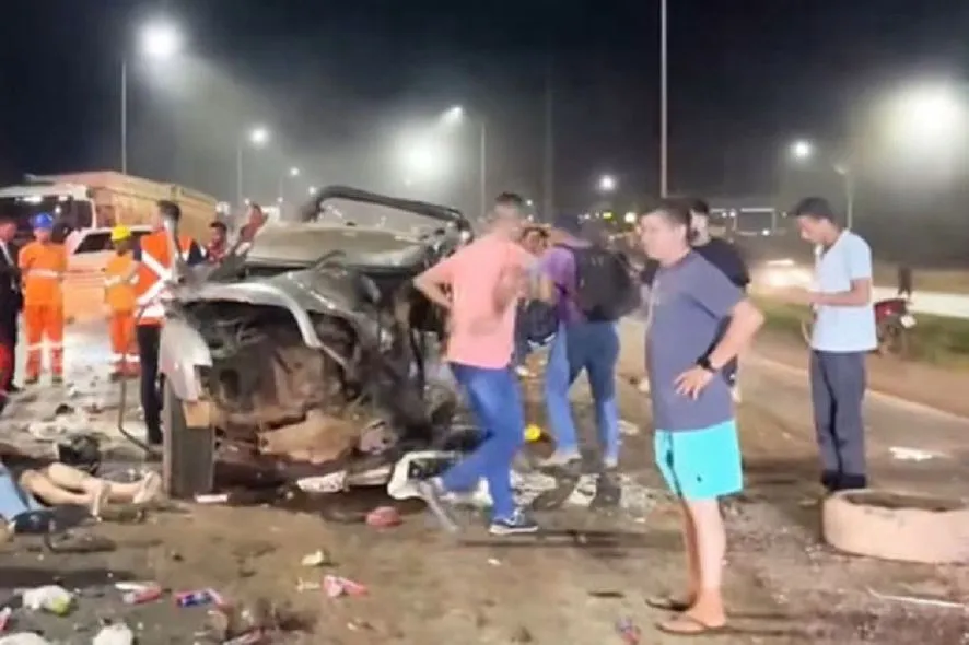 Motorista de S10 morre em grave acidente na BR-163 em Sinop
