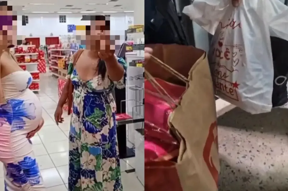 Duas grávidas são presas suspeitas de furtarem material escolar em Cuiabá