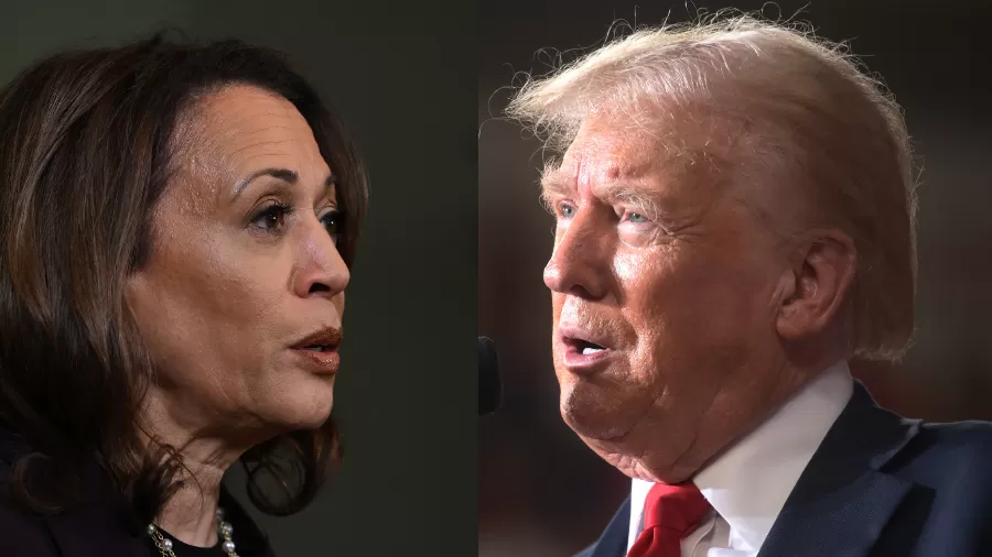 Eleições nos EUA: Nova pesquisa mostra Kamala com 51% e Trump com 47%