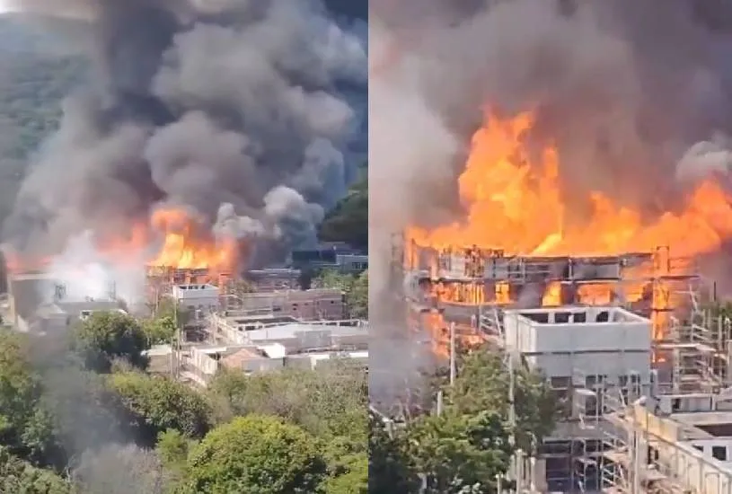 Incêndio no Projac afeta cidade cenográfica da novela Dona de Mim, da Globo