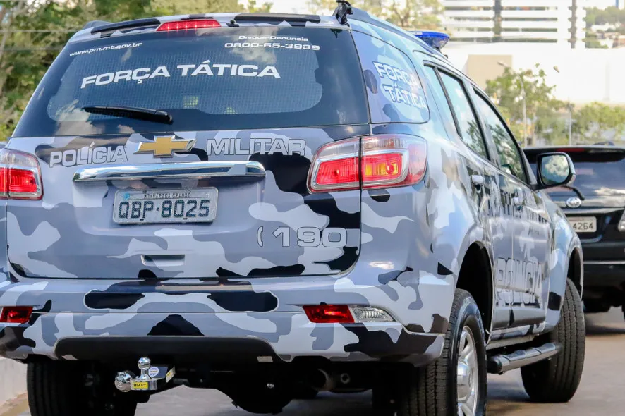 Suspeito reage à abordagem da Força Tática e morre em confronto na cidade de Sinop-MT