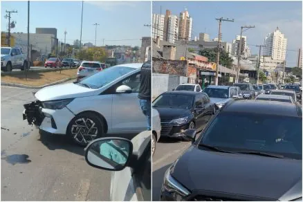 Acidente e obras na Av. Mato Grosso travam trânsito na Capital