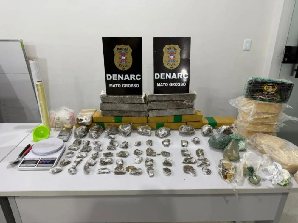 Polícia apreende maconha e cocaína em casa usada como depósito por facção criminosa