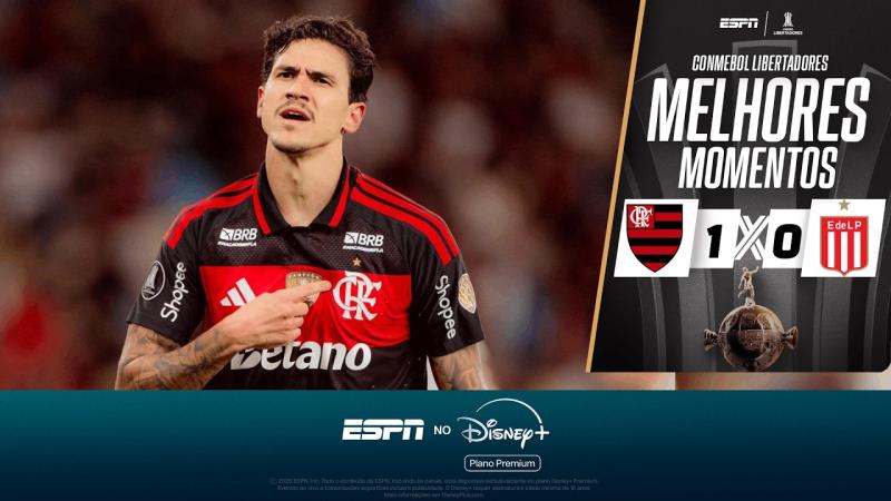 PEDRO MARCA, FLAMENGO VENCE O ESTUDIANTES E VAI ÀS OITAVAS DA LIBERTADORES | MELHORES MOMENTOS