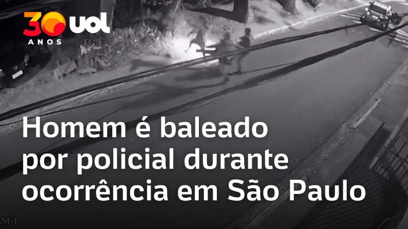 PM atira na perna de homem durante ocorrência na zona sul de SP e família alega violência policial / UOL
