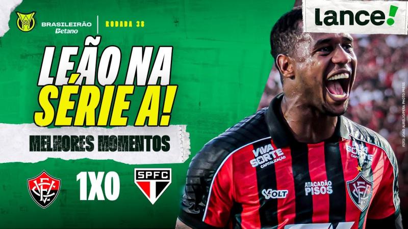 VITÓRIA 1 X 0 SÃO PAULO - MELHORES MOMENTOS - BRASILEIRÃO 2025 - 38ª RODADA