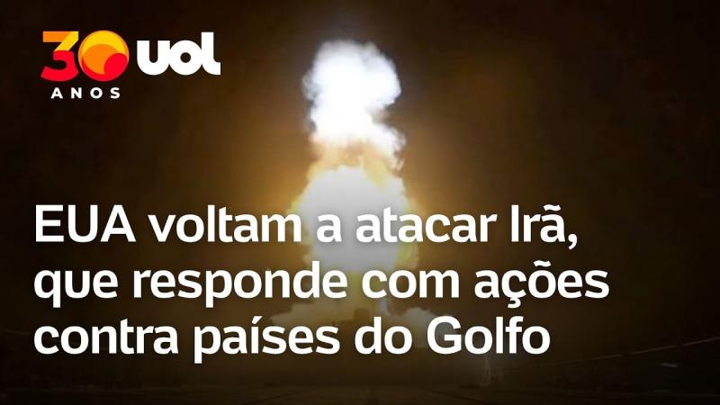 Conflito EUA e Irã: ataques voltam a acontecer após quebra de cessar-fogo; veja vídeos