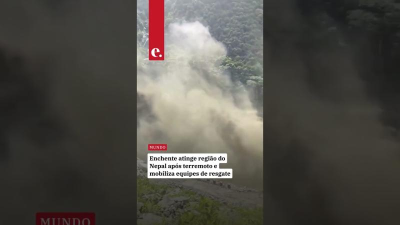 Enchente atinge região do Nepal após terremoto e mobiliza equipes de resgate
