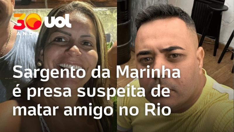 Crime no Rio de Janeiro: Sargento da Marinha é presa após morte de amigo com arma de policial