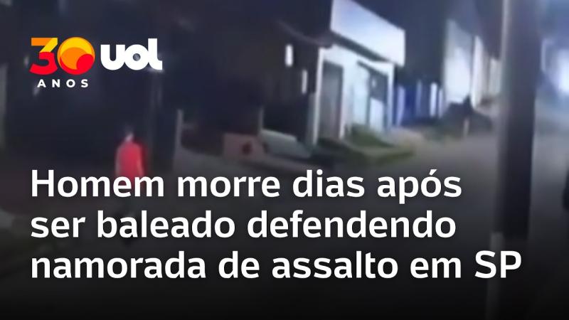 Homem morre dias após ser baleado defendendo namorada de assalto em SP