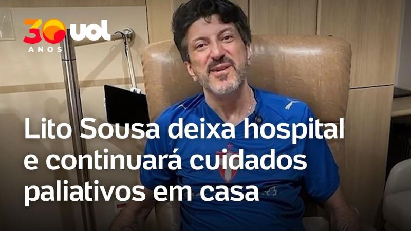 Lito Sousa deixa hospital e continuará cuidados paliativos em casa / UOL