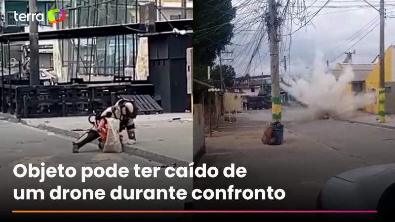 Granada é encontrada em telhado de creche no Rio e polícia investiga origem do artefato; veja