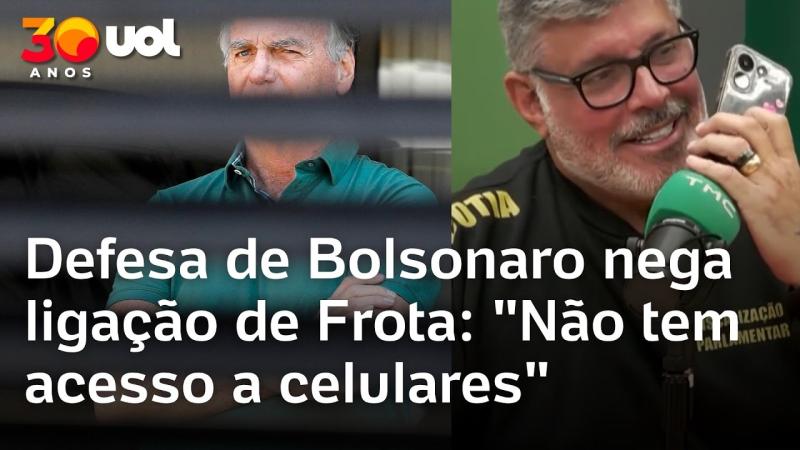Defesa de Bolsonaro nega que ex-presidente atendeu Alexandre Frota em programa ao vivo