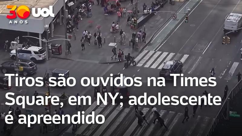Tiros são ouvidos na Times Square, em Nova York; adolescente é apreendido