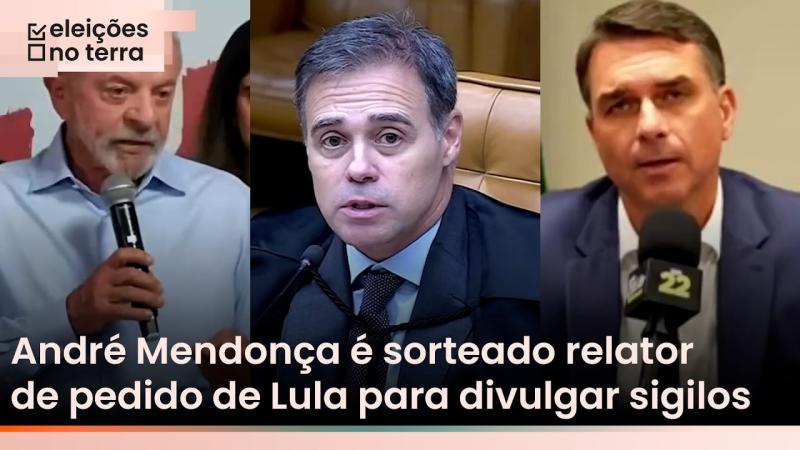 Mendonça é sorteado relator de pedido de Lula para divulgar sigilos em disputa com Flávio Bolsonaro