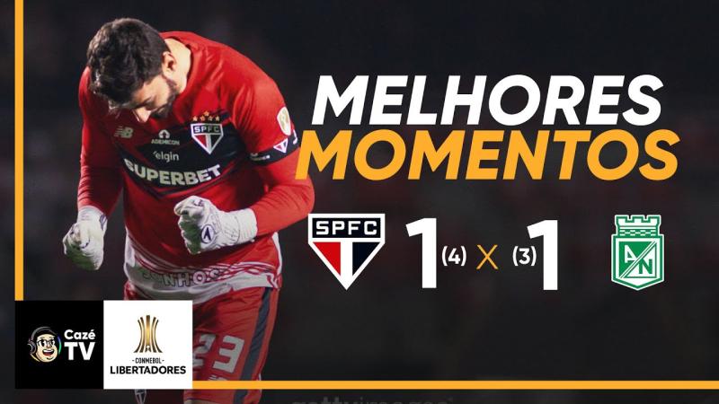 MELHORES MOMENTOS: SÃO PAULO 1 X 1 ATLÉTICO NACIONAL | OITAVAS DE FINAL | CONMEBOL LIBERTADORES 2025