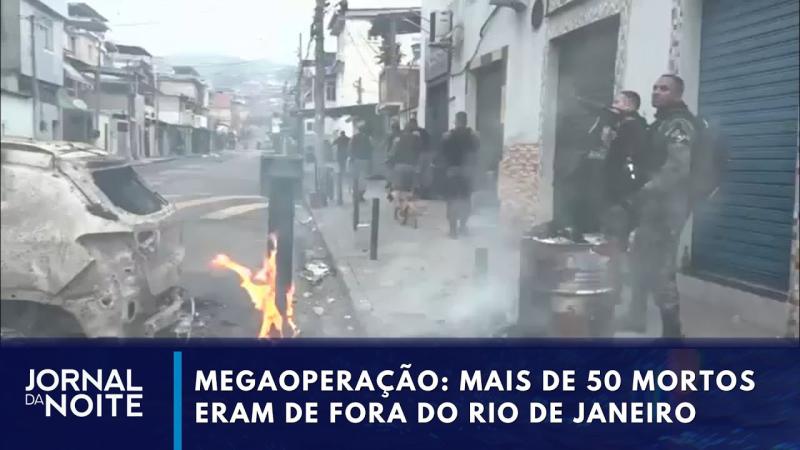 Megaoperação: mais de 50% dos mortos eram de fora do Rio de Janeiro | Jornal da Noite