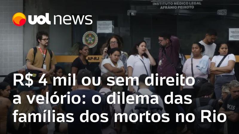 R$ 4 mil ou sem direito a velório, o dilema das famílias dos mortos na Penha