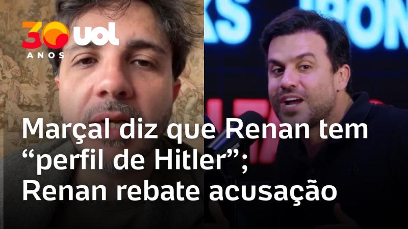 Pablo Marçal associa Renan Santos a 'Hitler'; Empresário rebate e ironiza campanha de Flávio